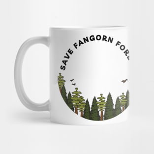 Save Fangorn Forest - Circle - White - Fantasy Mug